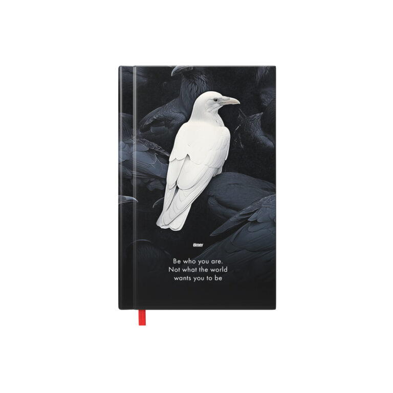 Stilingas jaunuolio kalendorius White Raven, 11×17,7 cm