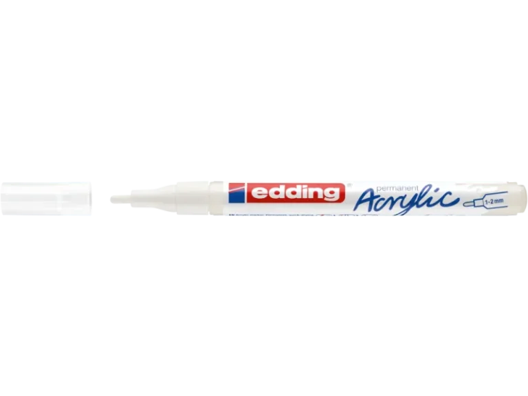 Acrylic marker edding 5300, white