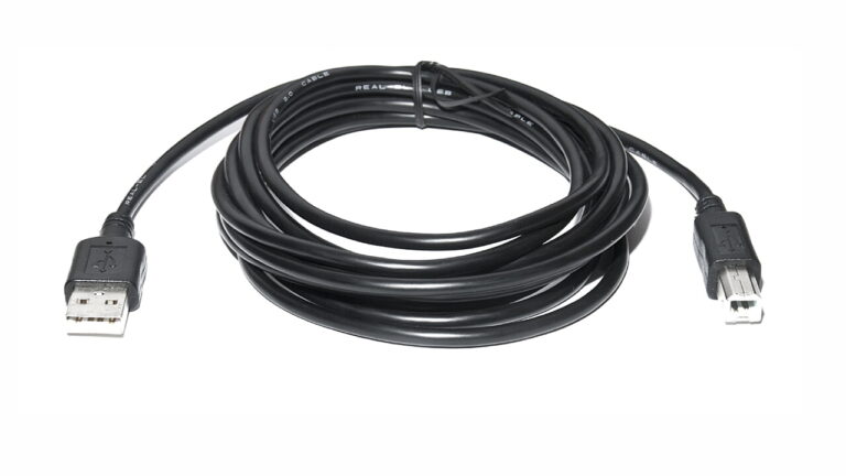 Kabelis REAL-EL USB 2 juodos spalvos 2m