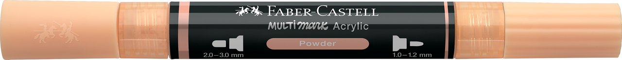 Multimark Acrylic – pudros spalva 303 Uždarytas Faber-Castell Multimark Acrylic 303 žymeklis