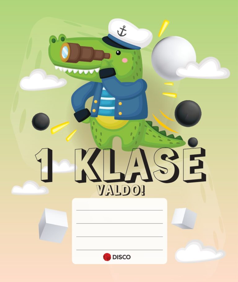 Pirmoko sąsiuvinis, 12 lapų, lang.