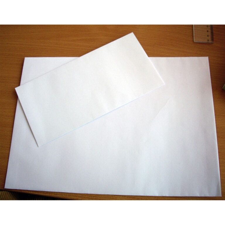 Vokas C65 Baltex, 114x229mm, 100g, su nuplėšiama juostele, baltos spalvos, 1vnt
