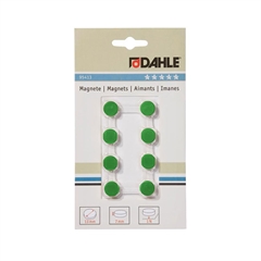 Magnetai Dahle, 13mm, 8vnt. žalios spalvos