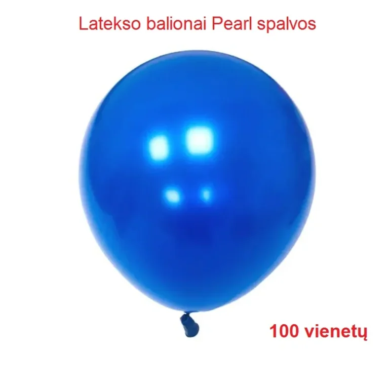 Balionai 30 cm, perlamutriniai, 100 vnt.