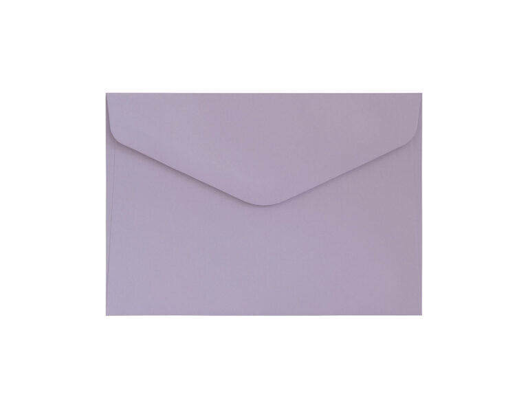 Vokai Galeria Papieru C6, lygūs, levandų spalvos, 130 g/m2, 10 vnt./pak.