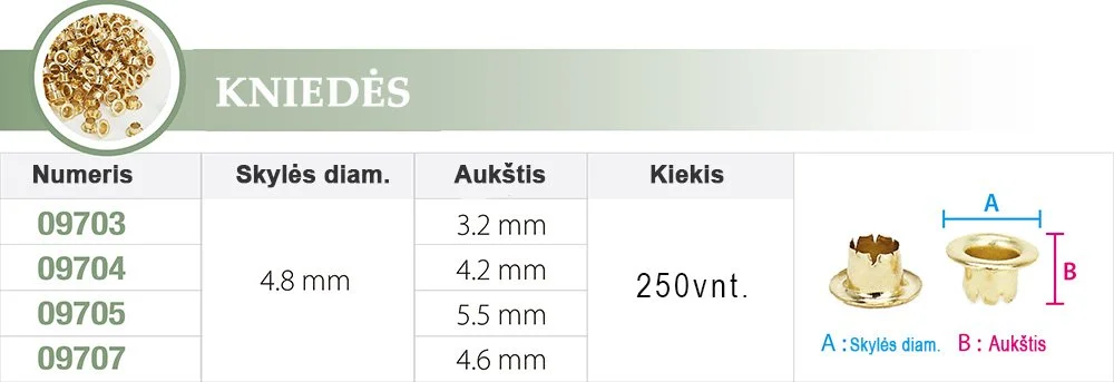 kniedes-kw-trio-9705-pakelis-250-vnt-5 Kniedės KW Trio 9705 (pakelis 250 vnt.) – papildomas vaizdas 5