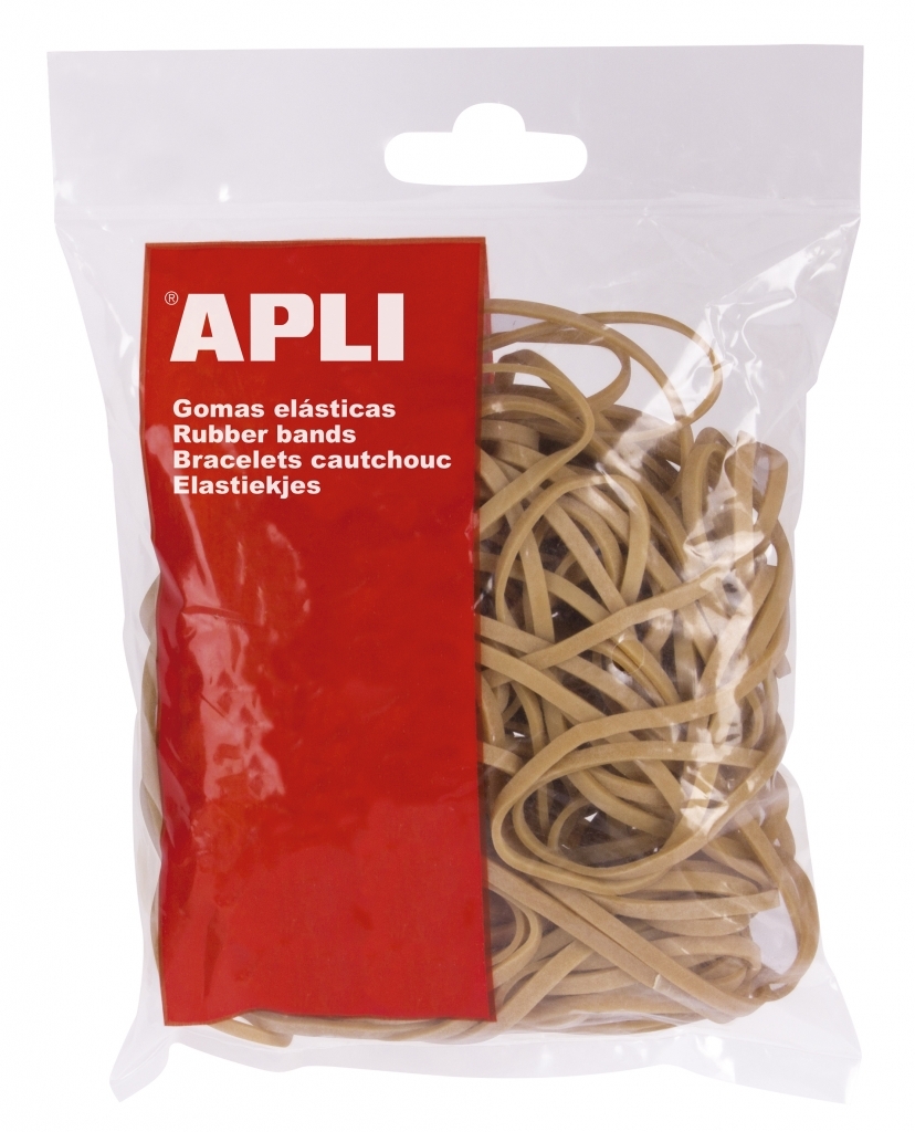Kanceliarinės gumelės Apli, Ø 100 x 5 mm, 100 g