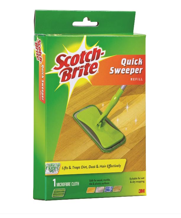 *Mikropluošto šepetys Scotch-Brite, pakeitimui