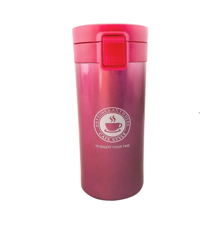 Terminis puodelis, 380 ml, raudonas