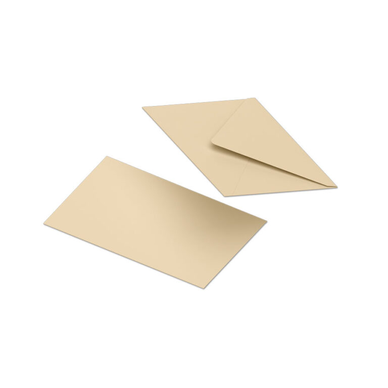 Dekoratyvinis vokas Artoz C65, 114x224mm, 100g, kreminės spalvos, 1vnt