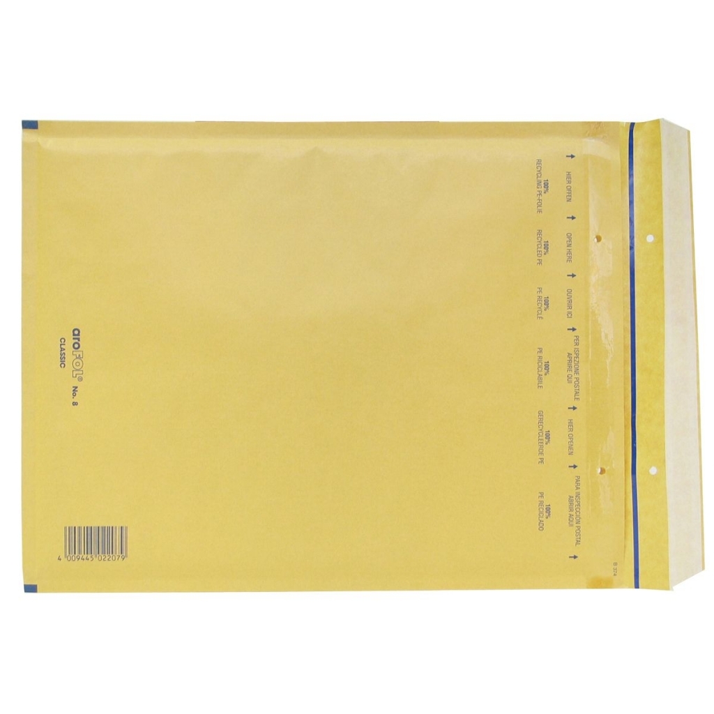 Vokas siuntiniams Nr. 20, K, 372x480mm (350x470mm), rudos spalvos, 1vnt