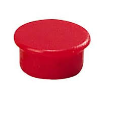 Magnetai Dahle, 13mm, 8vnt. raudonos spalvos