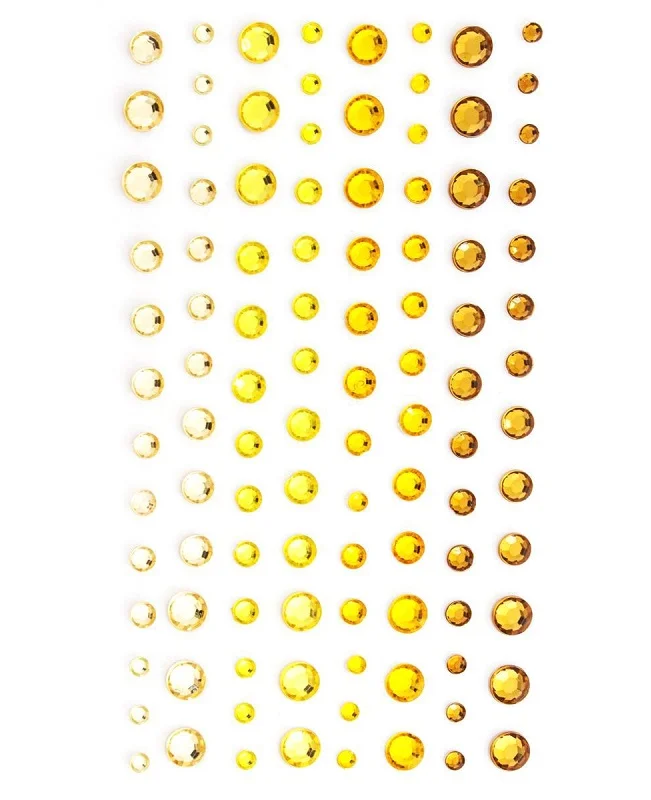 Lipnūs kristaliukai Yellow 104