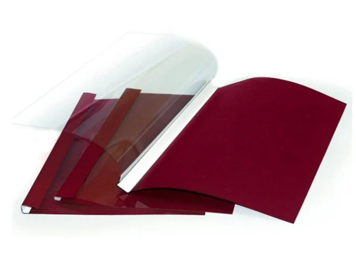 Softclear C channel folders (10 pcs.), burgundy