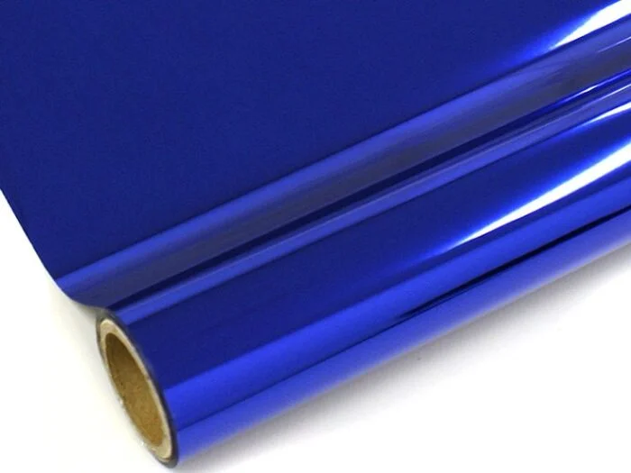 Metallizing foil Crown Roll Leaf roll, blue 30.5 m