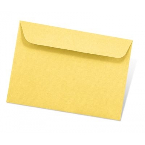 Dekoratyvinis vokas Artoz C6, 114x162mm, 100g, saulės geltonos spalvos, 1vnt