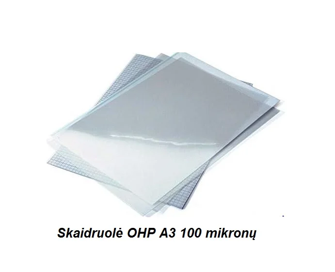 Skaidruolės R&B OHP A3 / 100 mik. (100 vnt.)