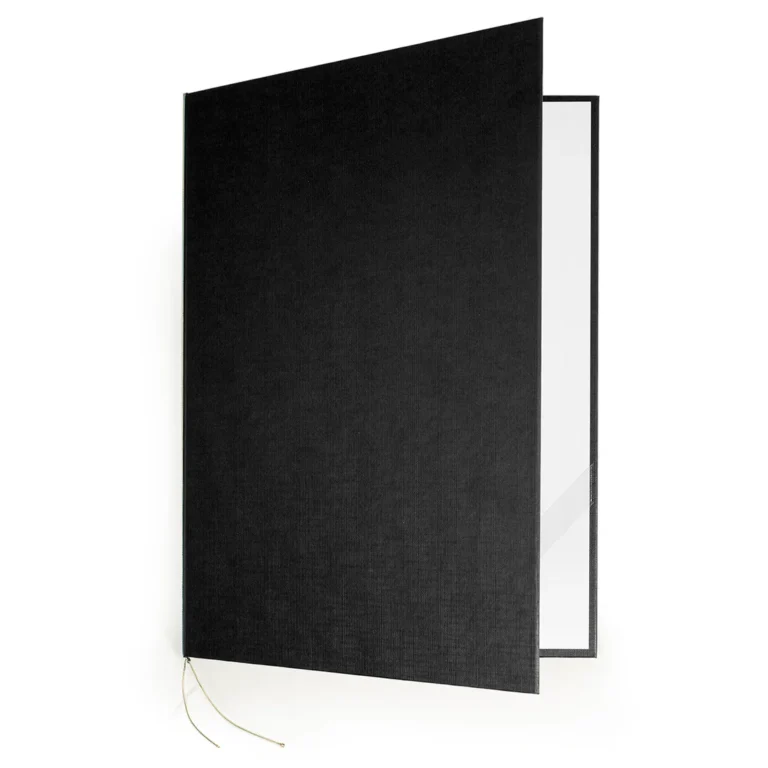 Aplankai diplomams Olimpic A4 (10 vnt.), juodi