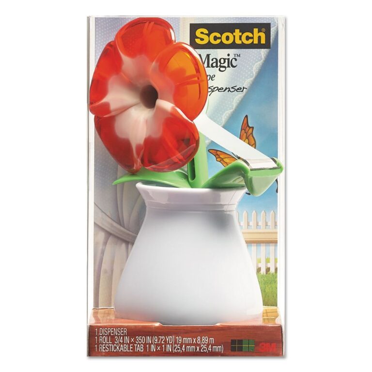 *Laikiklis lipniai juostai Scotch® C37 Gėlė + 1 vnt. lipnios juostos Scotch® Magic™ 19mmx8,89m
