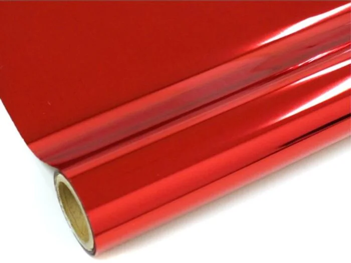 Metallizing foil Crown Roll Leaf roll, red 30.5 m