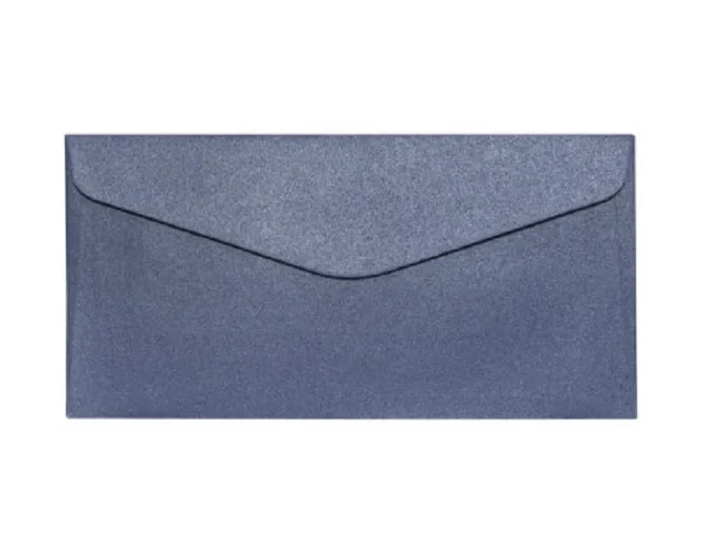 Dekoratyviniai vokai Pearl DL blue (10)