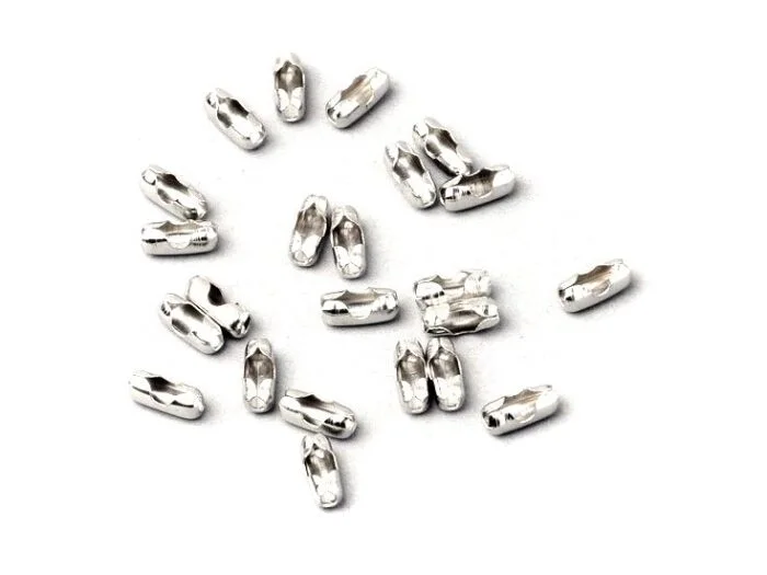 Chain links, silver (100 pcs.)