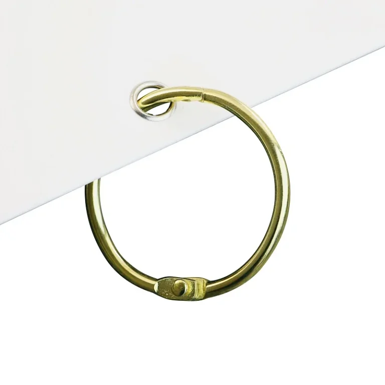 Fastening rings ø 19 mm, brass (10)