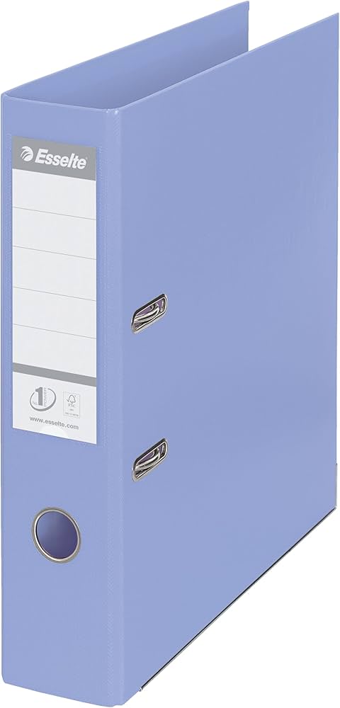 Segtuvas Esselte No.1 Power Solea, A4, 75 mm, alyvinės spalvos