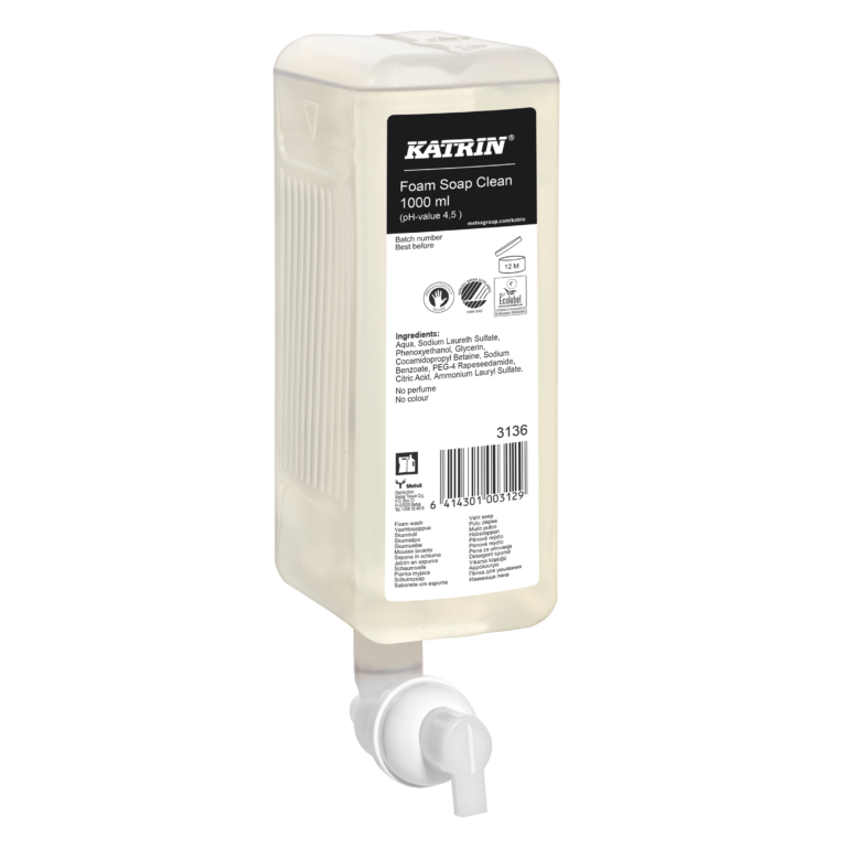 Muilo putos Katrin Clean Neutral, 1000 ml