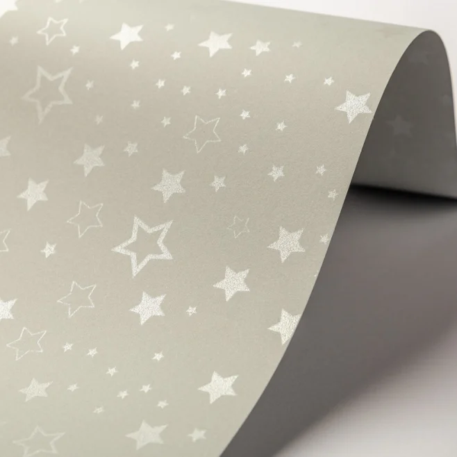Kartonas Stars silver ( 20 vnt.)