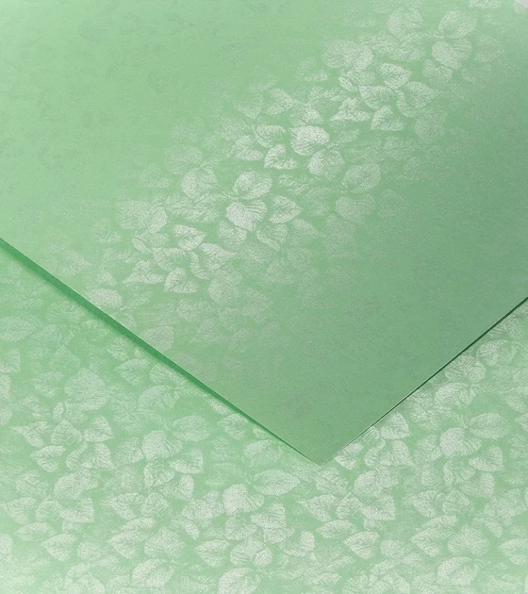 Kartonas Leaves green (20 vnt.)