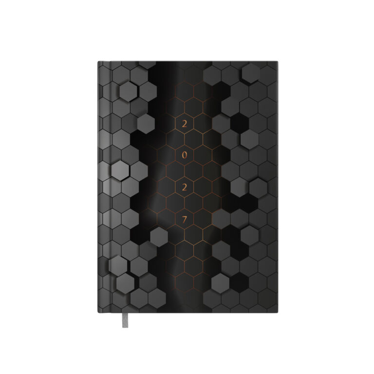 Darbo kalendorius Timer Business Day Design, A5, Hexagon