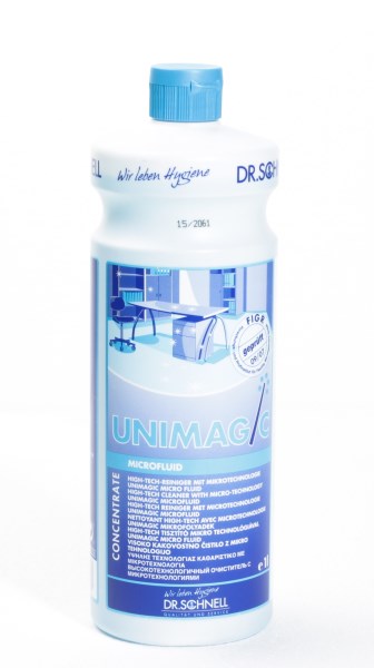 Aukštųjų technologijų mikrodalelių valiklis (antistatikas), 1 l, UNIMAGIC