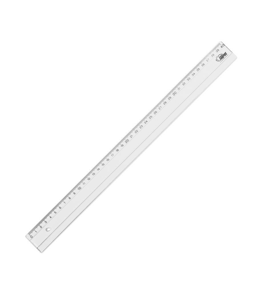 Liniuotė Forpus, 40cm, plastikinė, skaidri