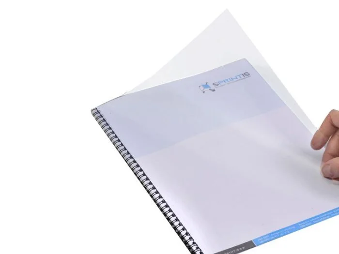 Binding Covers Prestige Cristal A4, 200 mik., transparent