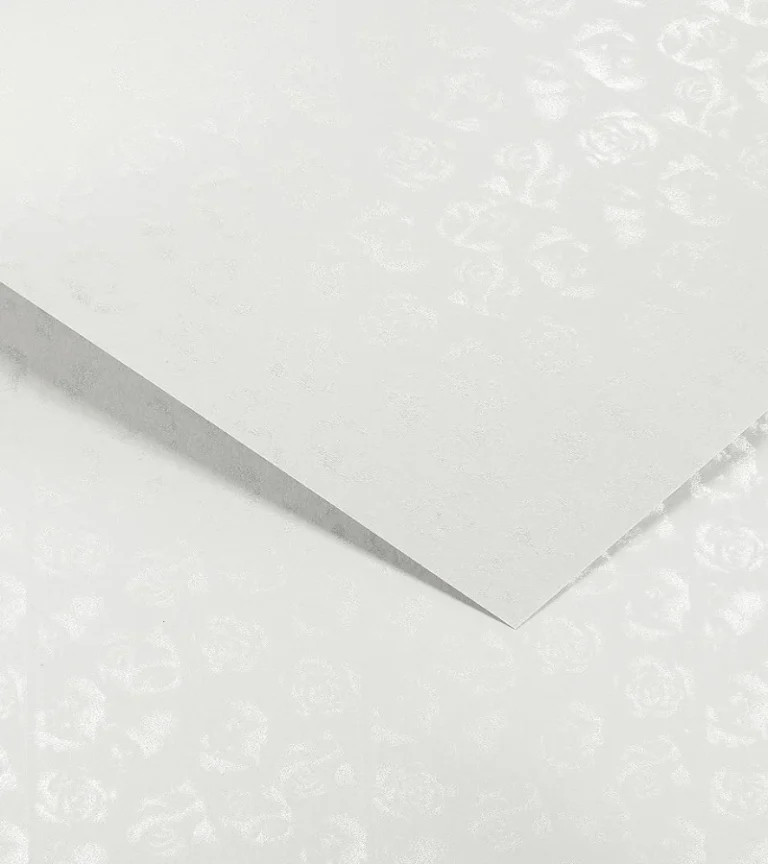 Kartonas Little Rose white (20 vnt.)