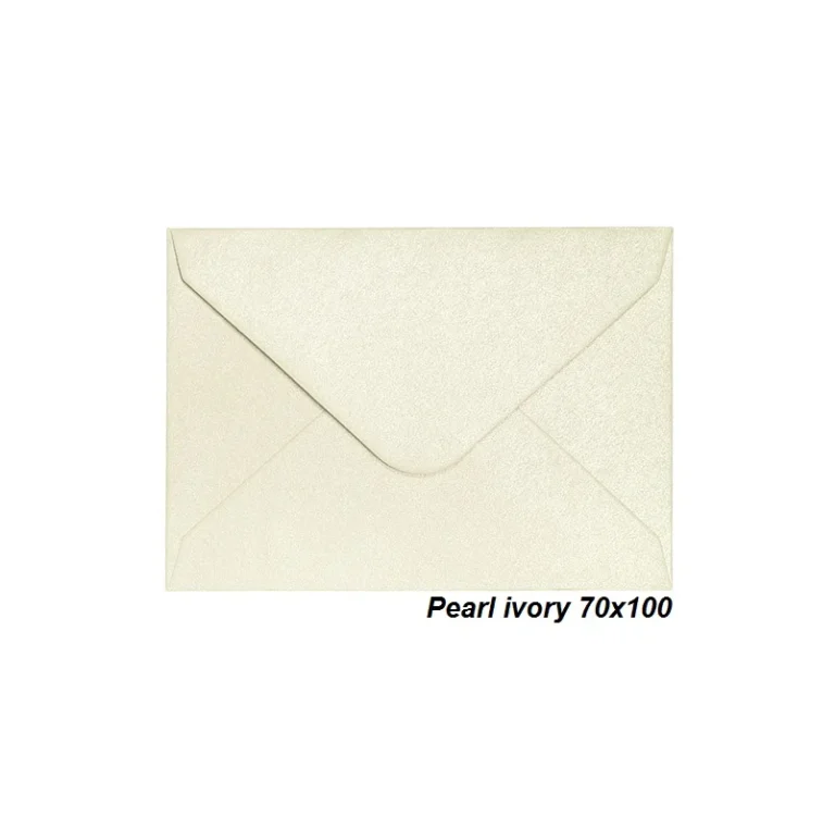 Dekoratyviniai vokai Pearl 70 x 100 cream (10)