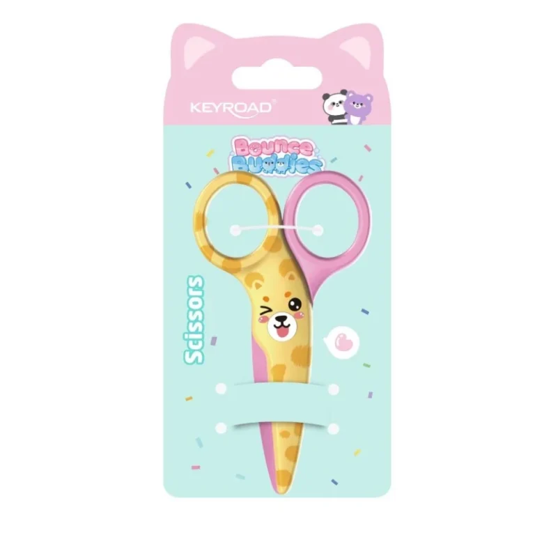 Vaikiškos žirklės Keyroad Bounce Buddies 10,5 cm