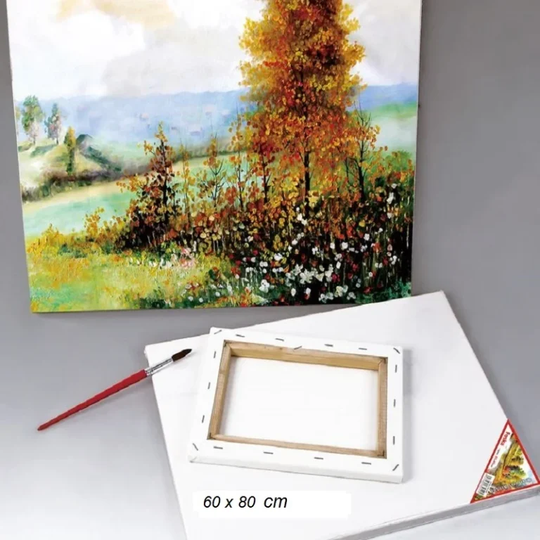 Canvas on stretcher 60 x 80 cm, cotton