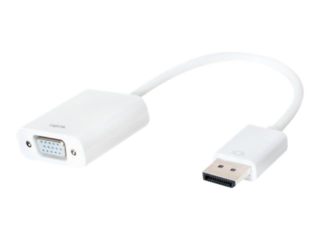 *Adapteris Logilink CV0059B, Display Port 1.2 to VGA Active with 15cm cable